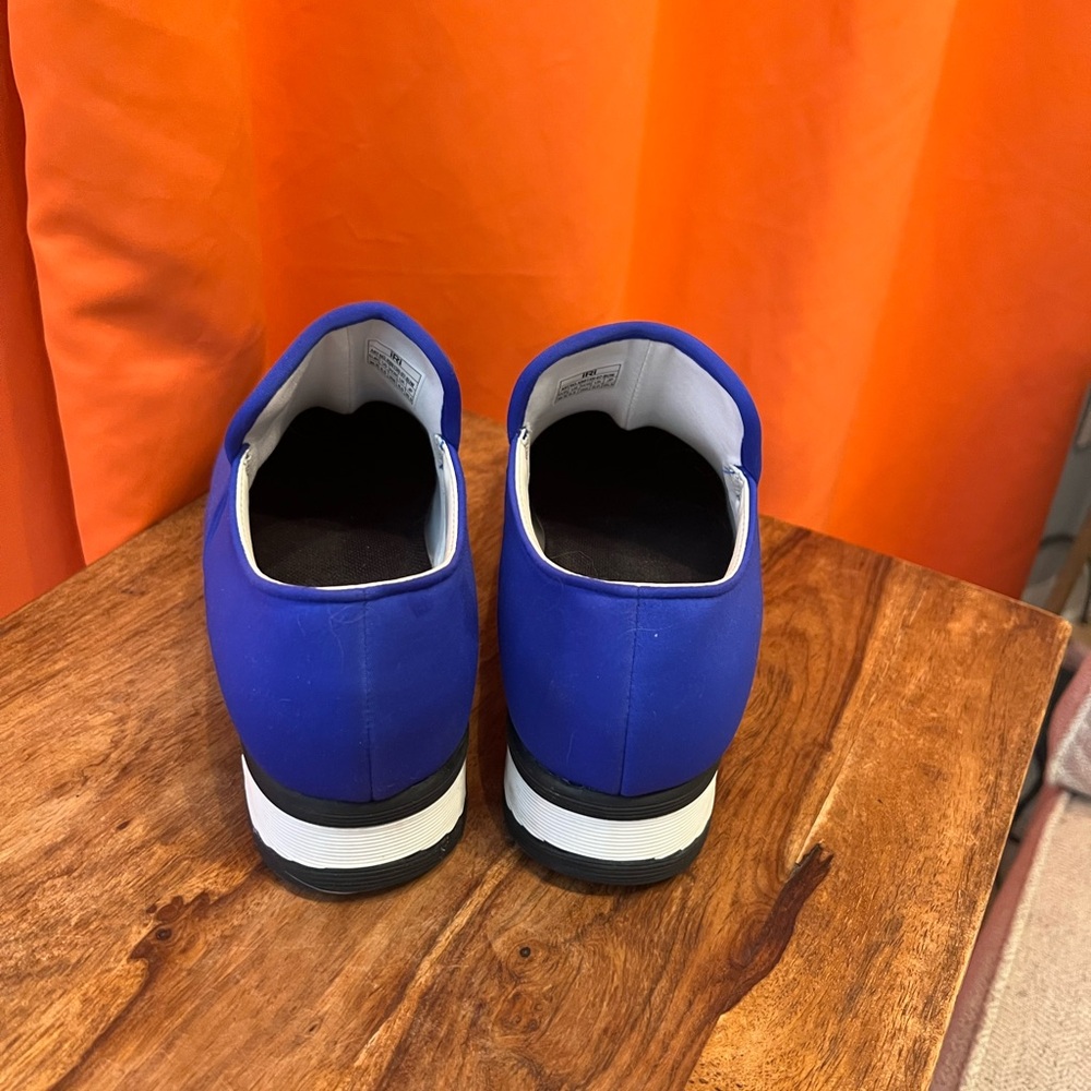Super fun & comfy Blue Slip-On Sneakers EUR 38.5 / US 8.5 IRI - wavy platform - Picture 5 of 6
